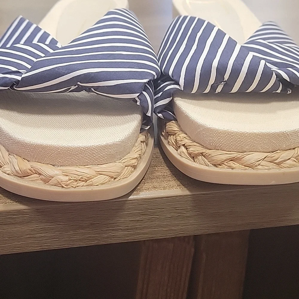 Dolce Vita Giza Knotted Platform square toe Slides-Size 8 - Picture 3 of 14